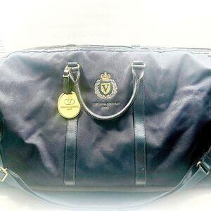 Valentino Garavani Camvas Leather Travel Bag